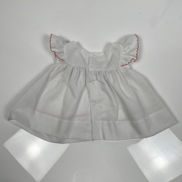 Vintage Infant Dress Size 3-6 months Granny's Sweetheart White Embroidered Dress - Picture 10 of 12
